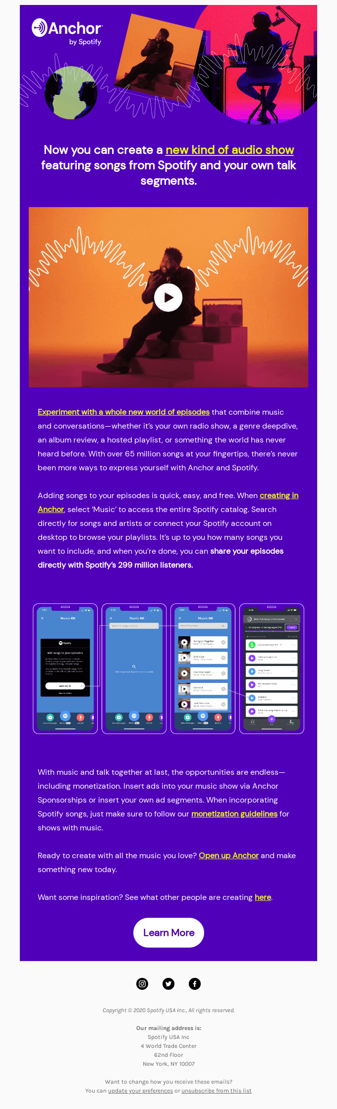 Introducing a new way to create, with all the music you love