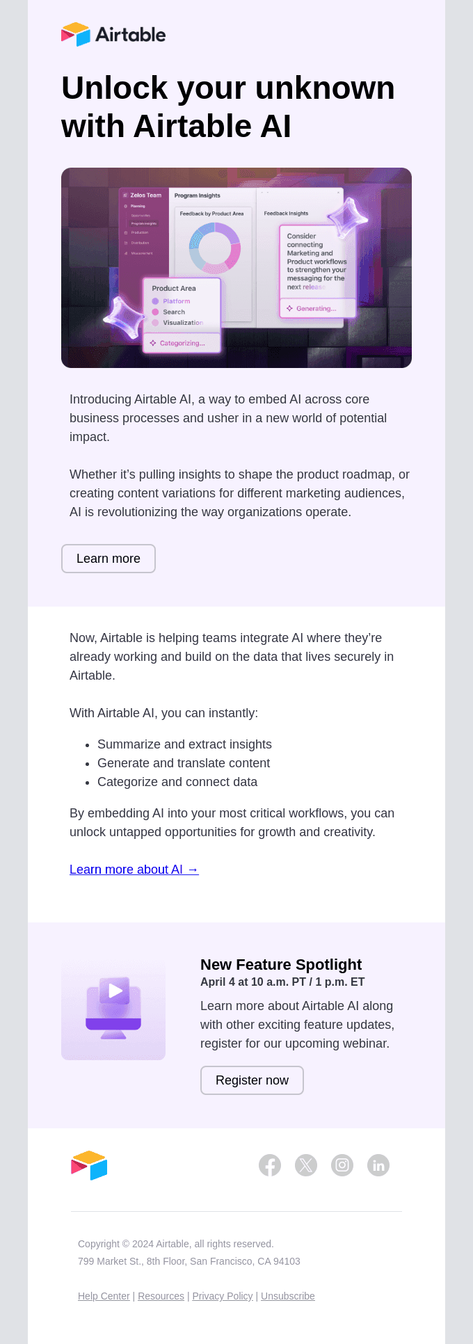 Introducing Airtable AI: Unlock your unknown