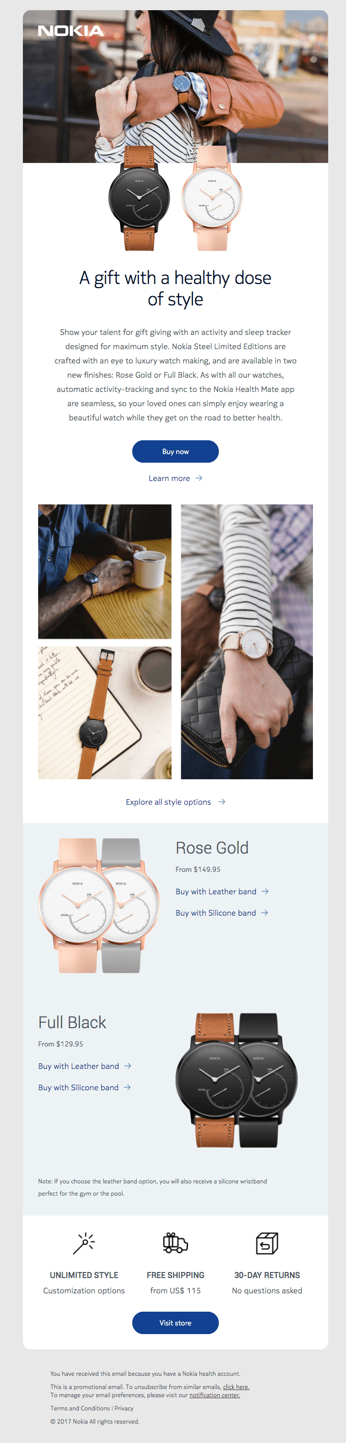 Introducing Nokia Steel Limited Editions in Rose Gold