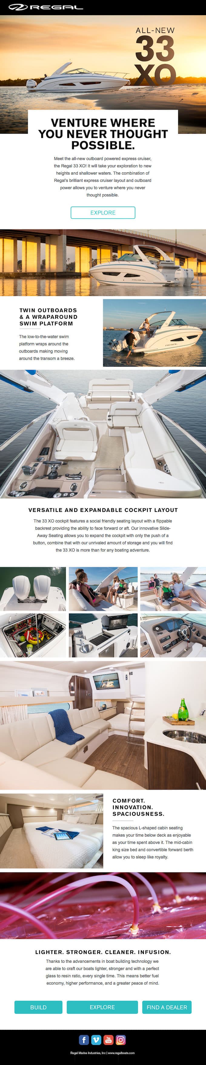 Introducing the all-new Regal 33 XO!