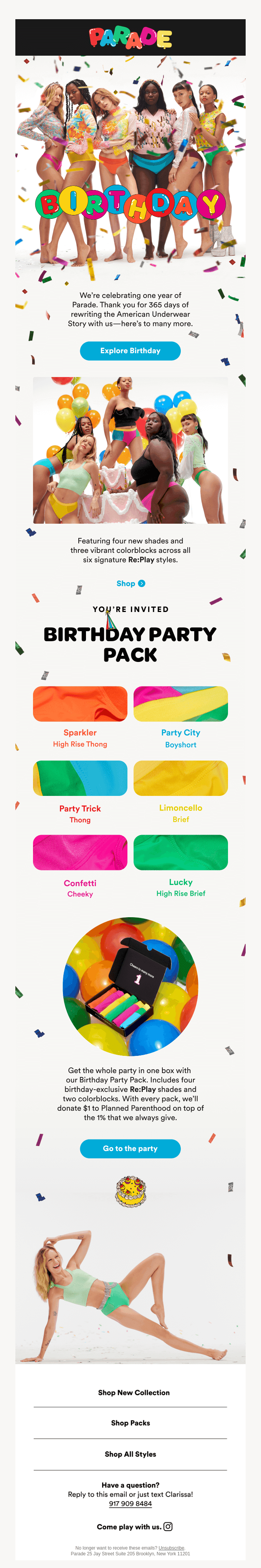 Introducing the Birthday Collection 🎂