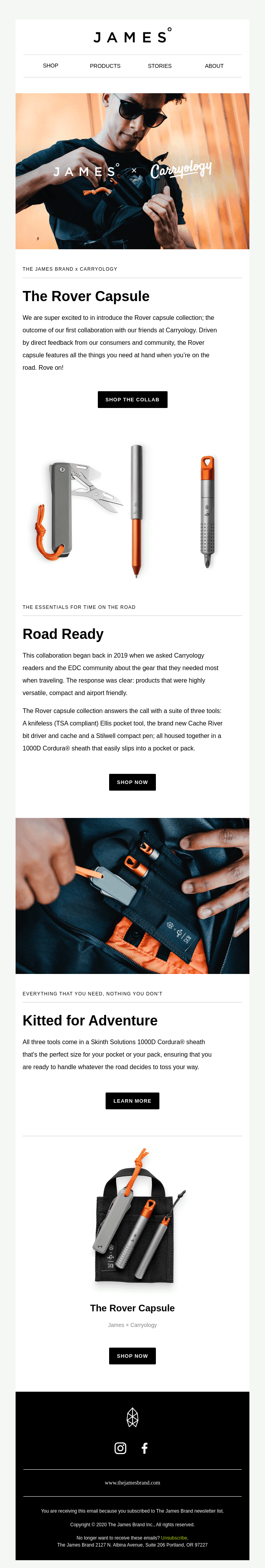 Introducing the Jamesº x Carryology Collaboration