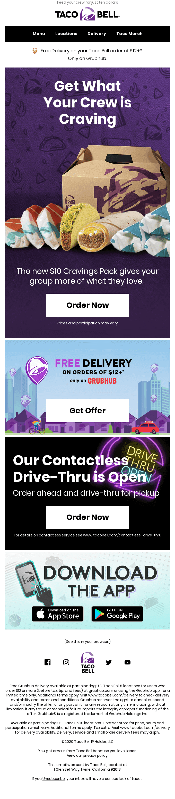 Introducing the new $10 Cravings Pack