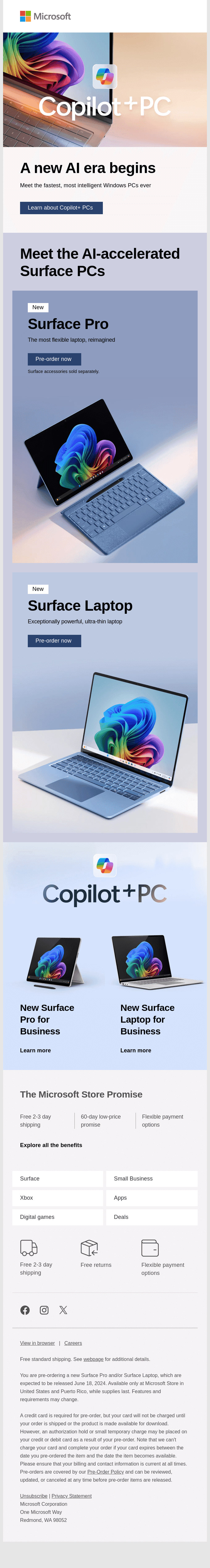 Introducing the new Copilot+ PCs from Surface