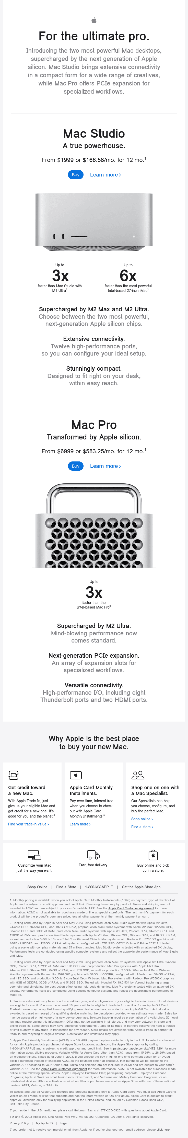 Introducing the new Mac Studio and Mac Pro.