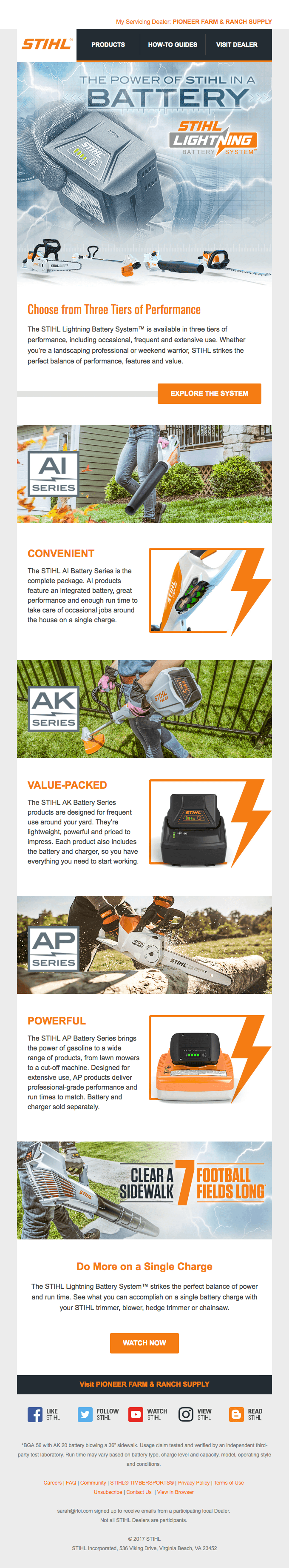 Introducing the STIHL Lightning Battery System