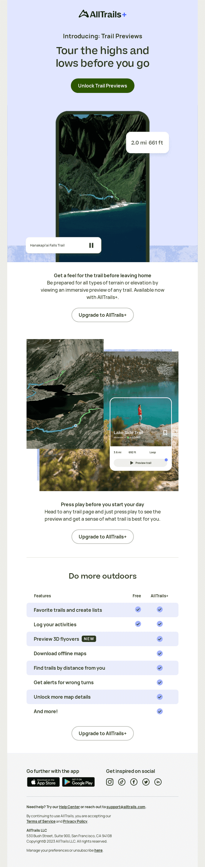 Introducing: Trail Previews – a new way to view the route