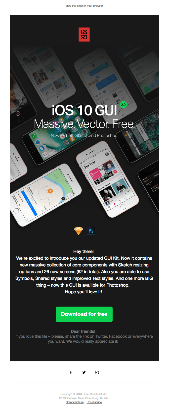 📲 iOS 10 GUI 2.0: Photoshop version + 26 new screens + New features in Sketch