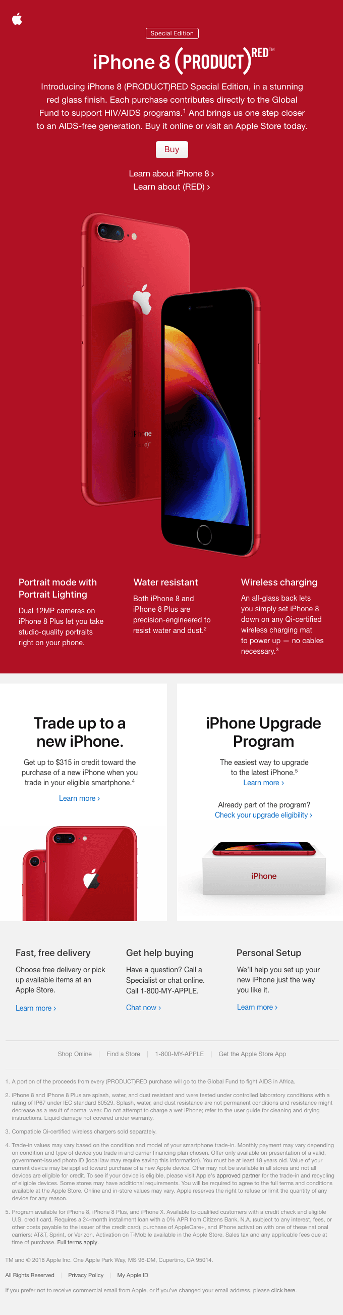 iPhone 8 (PRODUCT)RED Special Edition
