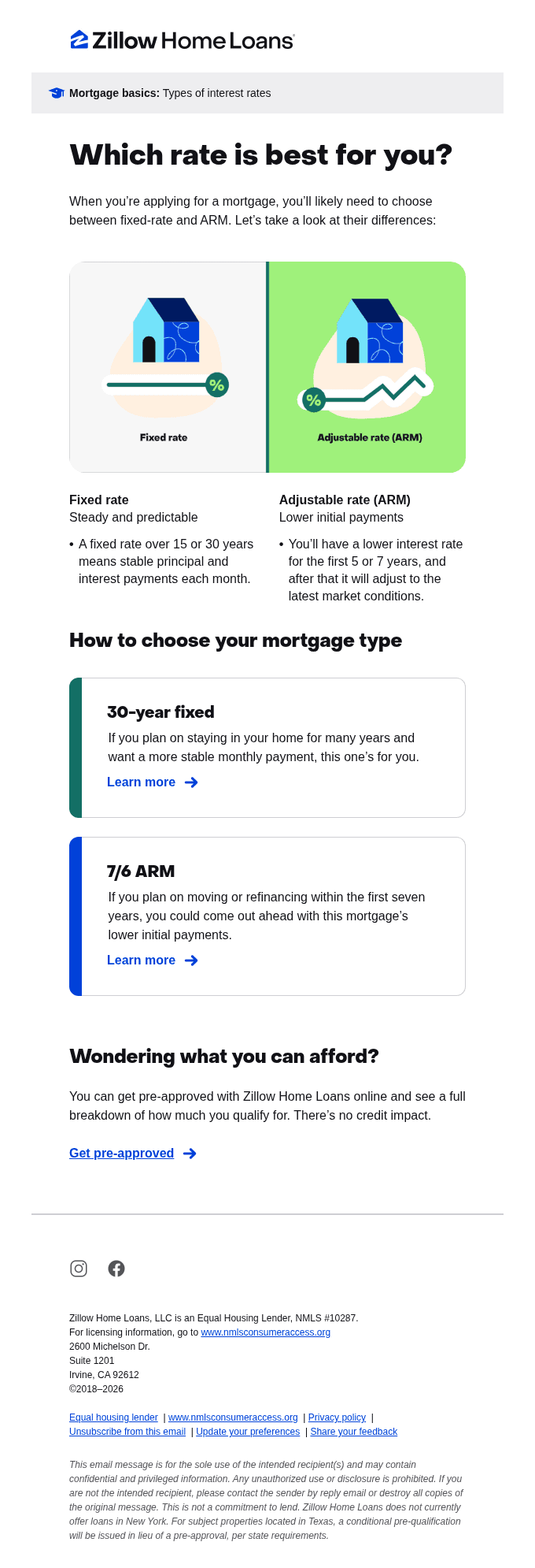 Is a fixed or adjustable rate better for you?