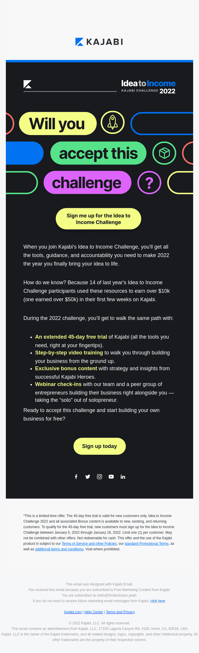 It’s back! Idea to Income Challenge 2022