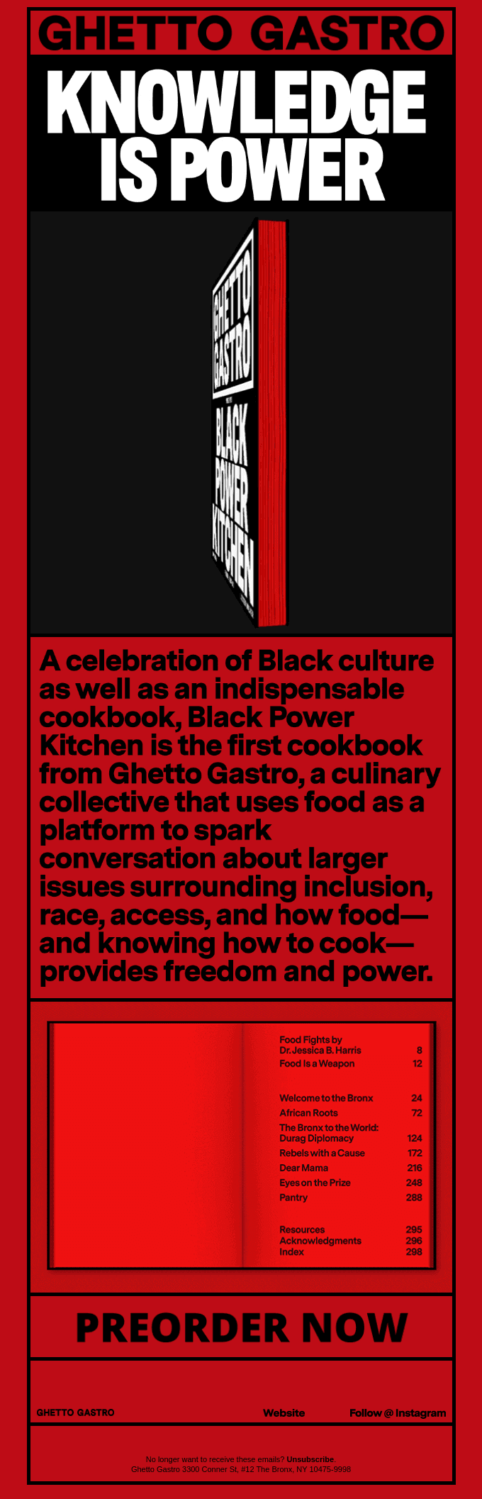 It’s finally here—the Ghetto Gastro cookbook.