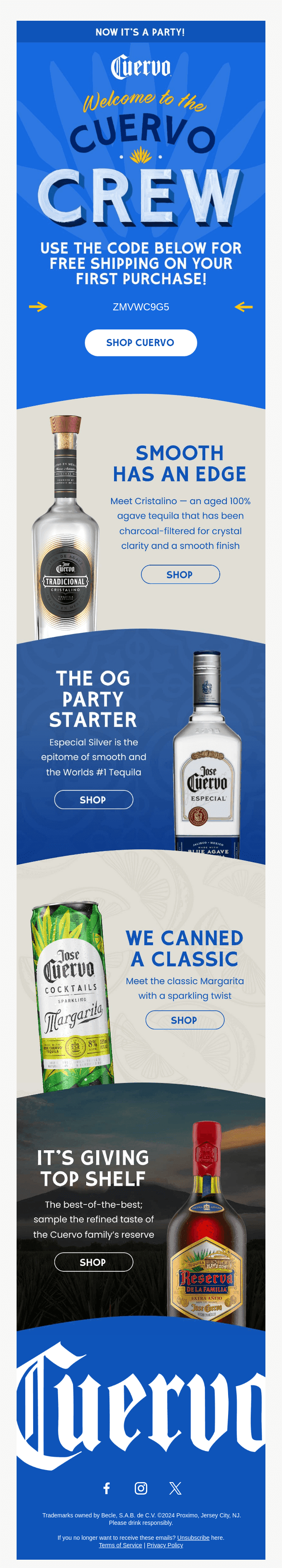 It's official, Smiles Davis! You're Cuervo cool