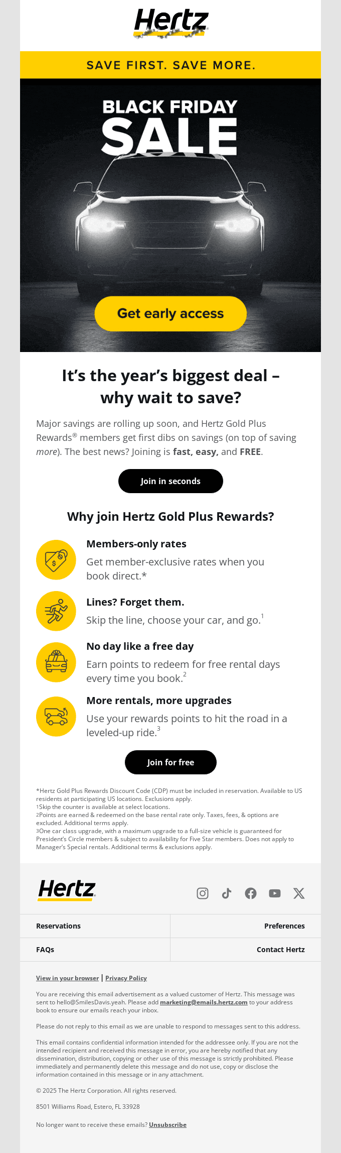 🤑 Smiles Davis: Join now for Black Friday early access!