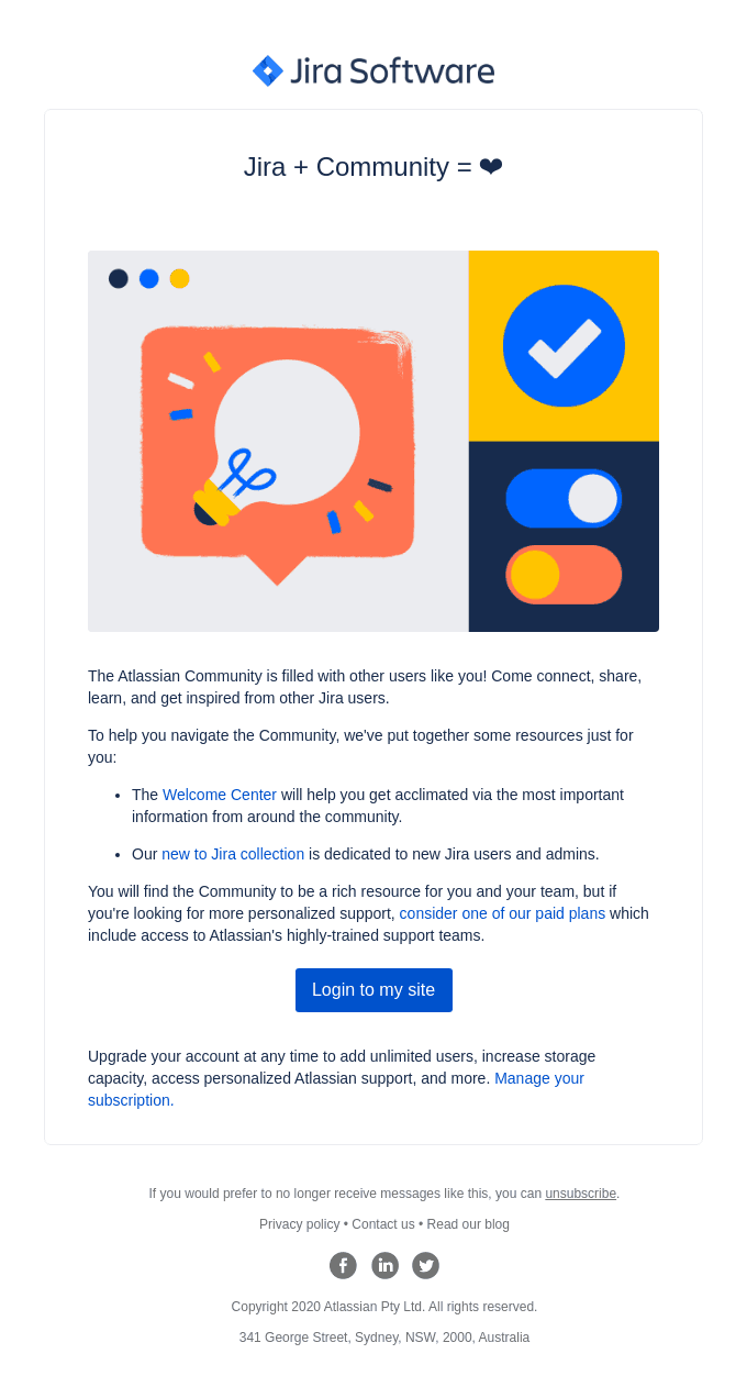 Join the Atlassian Community to find help and support