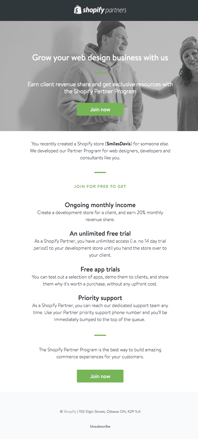 Join the Shopify Partner Program