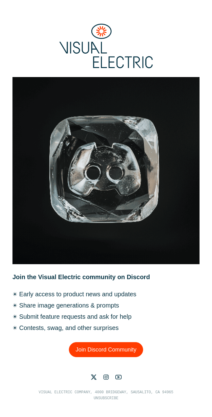 Join the Visual Electric community on Discord