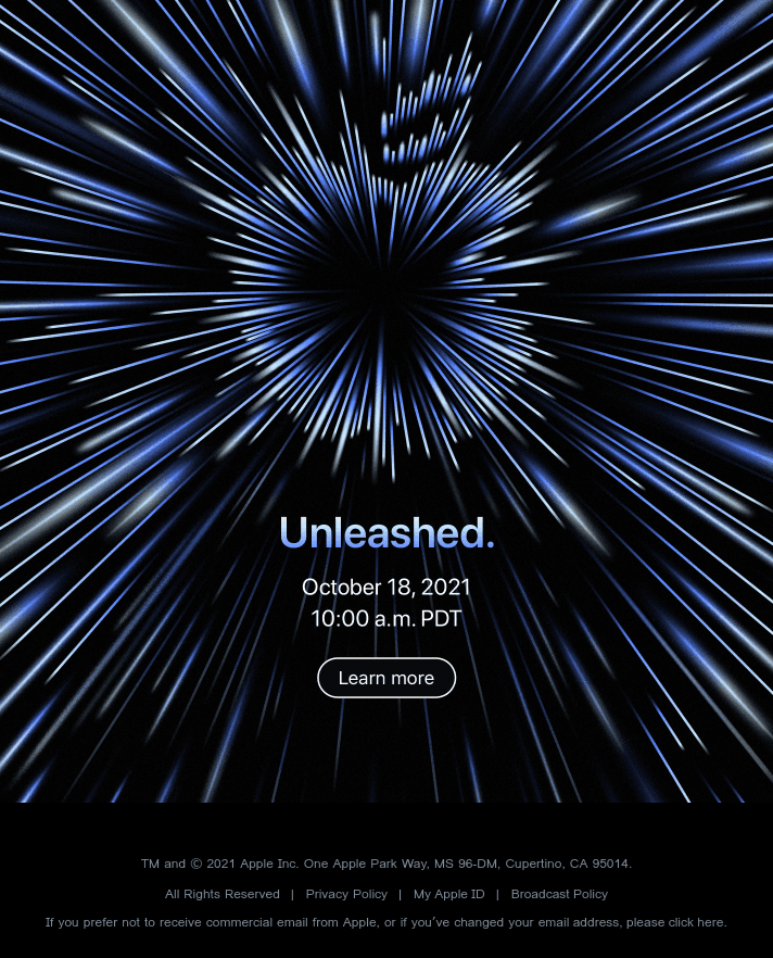 Join us for a special Apple Event.