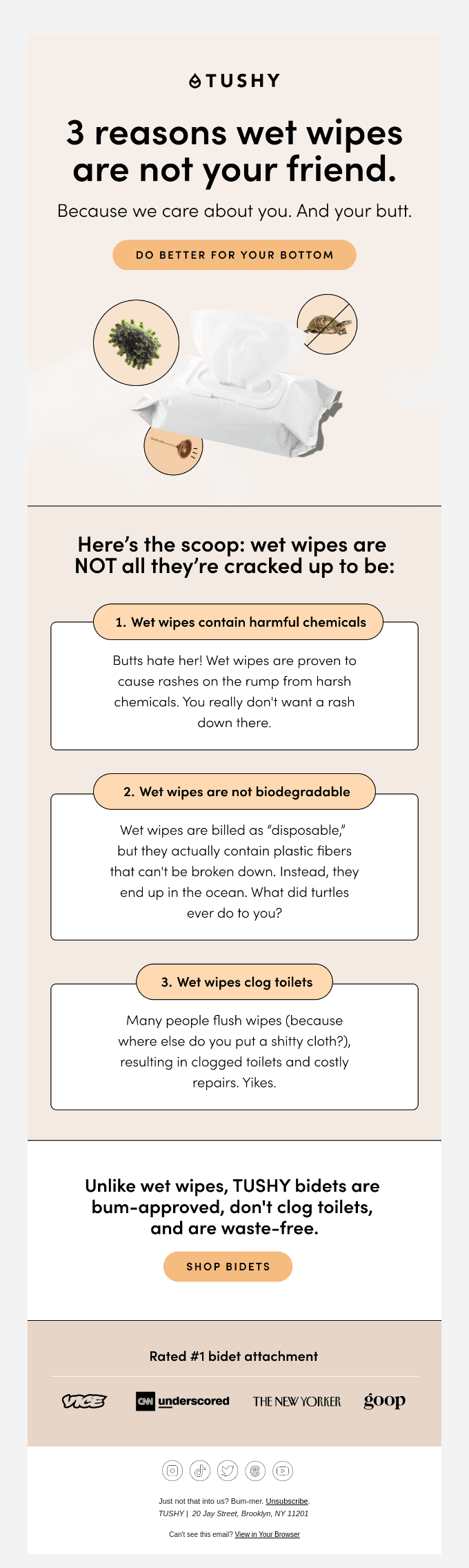 Just because you CAN flush it doesn’t mean you SHOULD