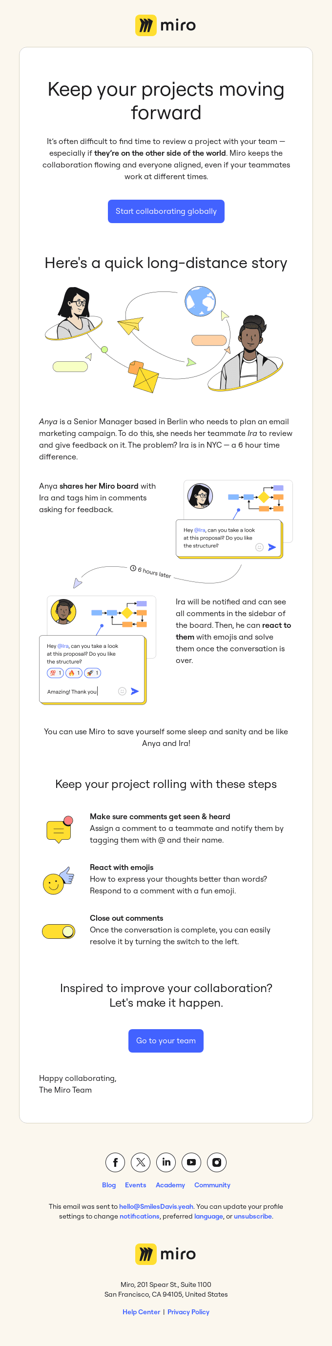 Keep Projects Moving Across Place & Time
