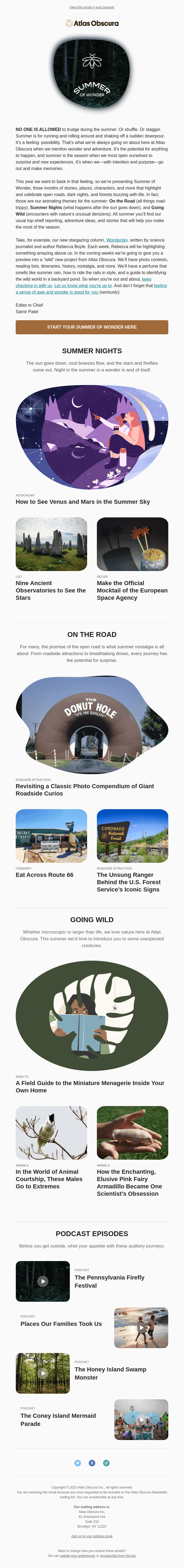 Kick off your Summer of Wonder with us
