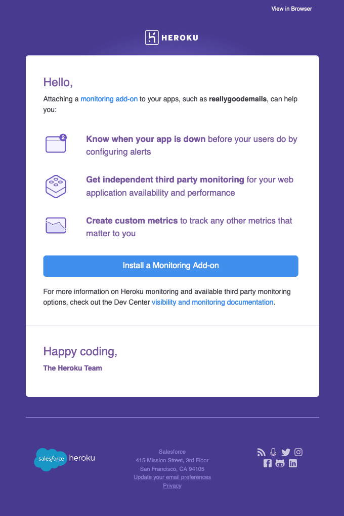 Know if your app is down before your users