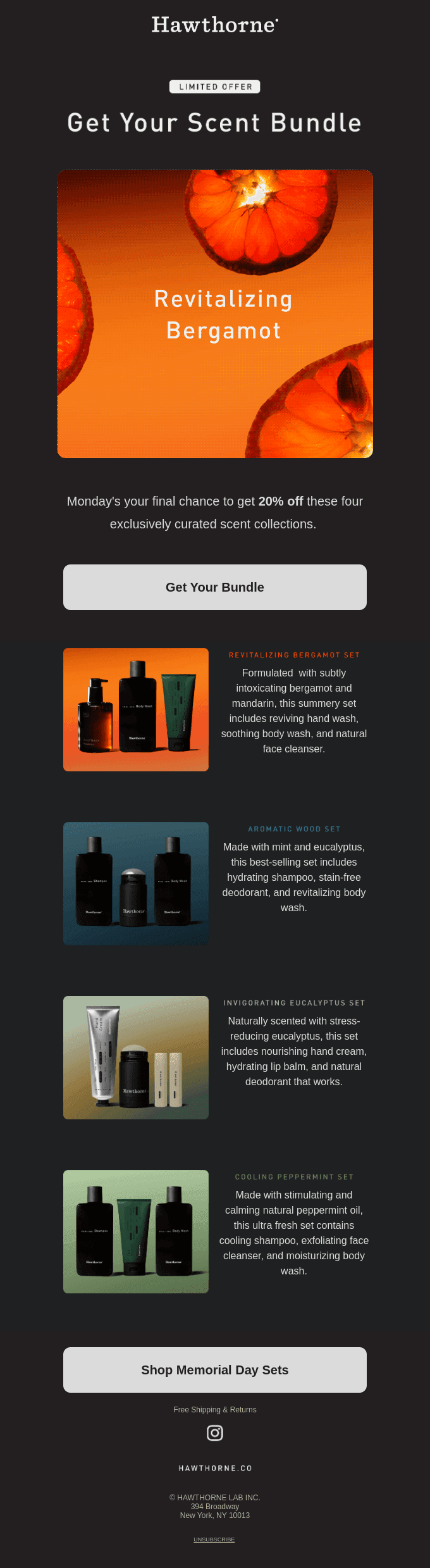 Last call for your curated scent bundle