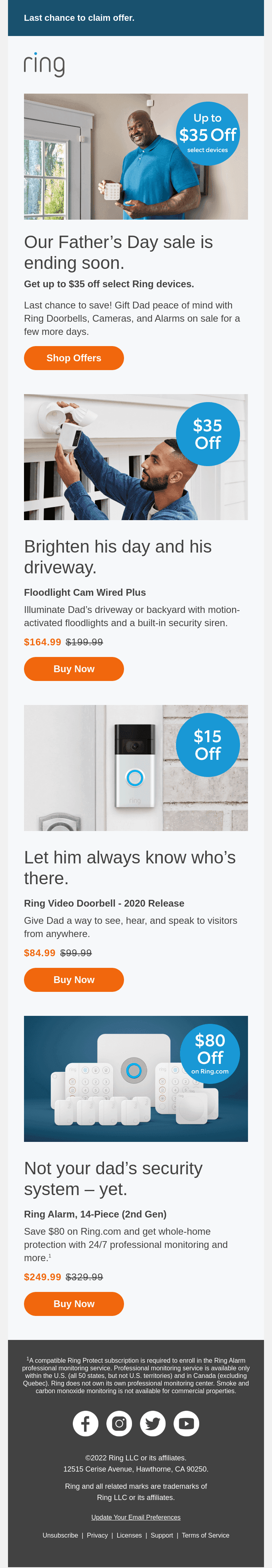 Last Chance to Save on Father's Day Gifts