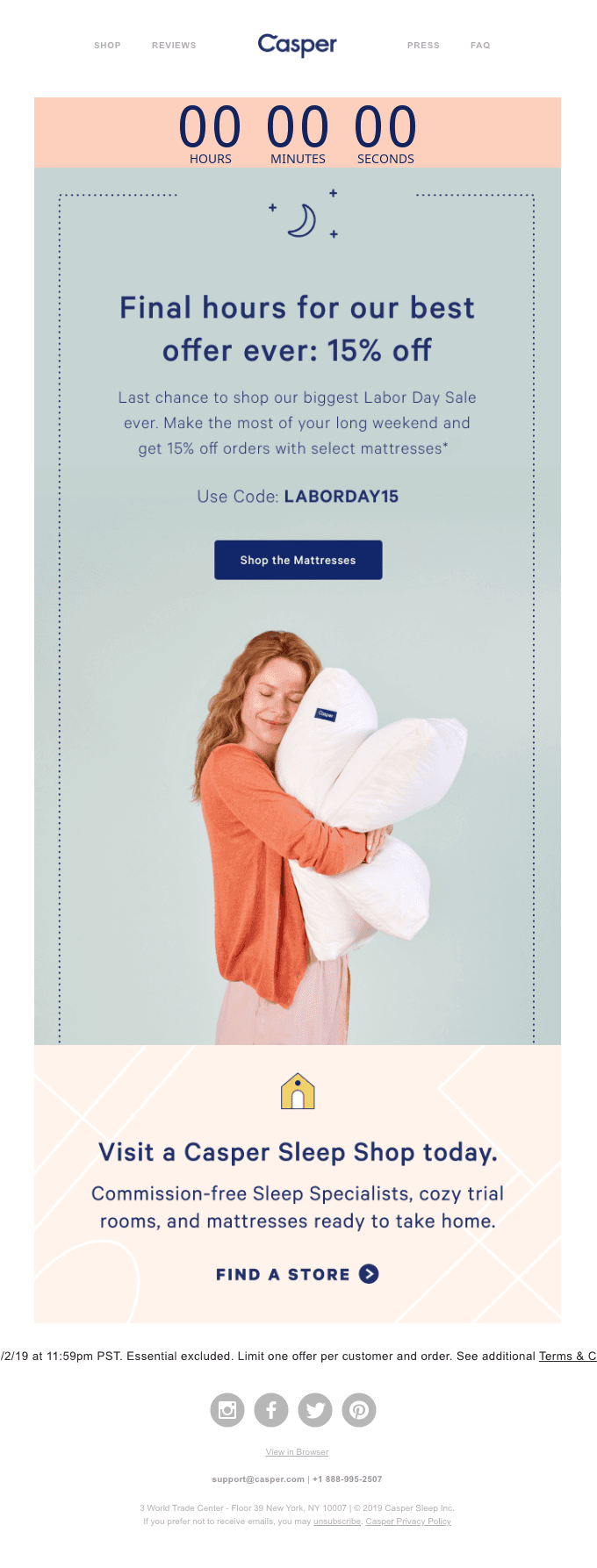 Last day: Save 15% with our best offer ever.