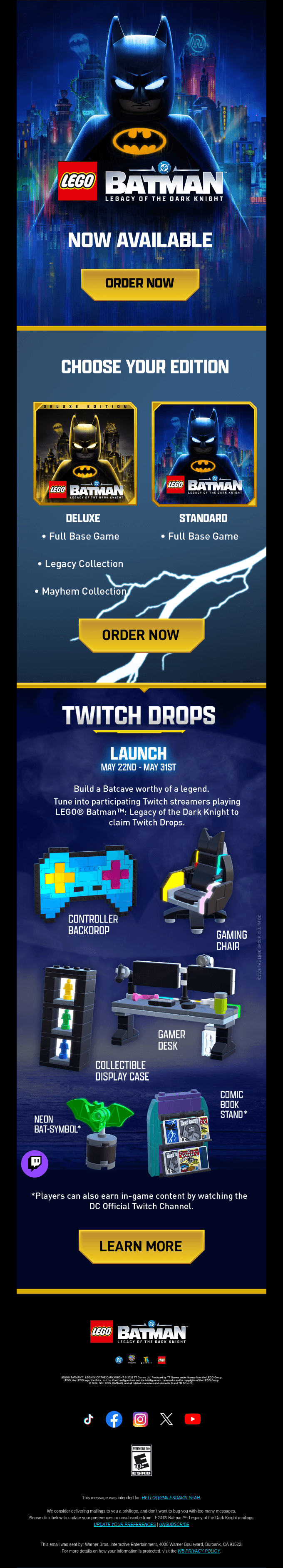 The Wait is Over - LEGO® Batman™: Legacy of the Dark Knight is here!