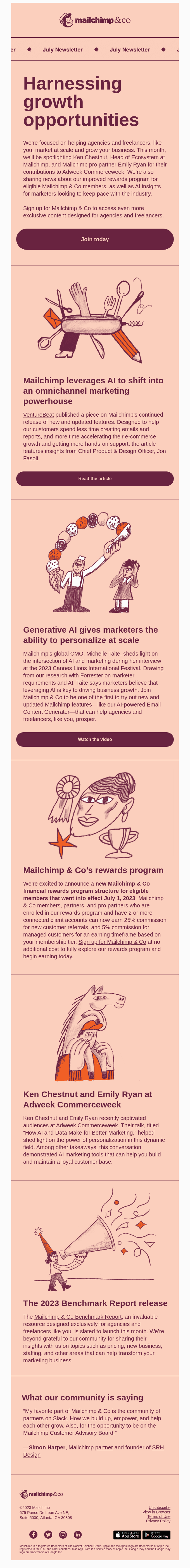 Let’s get growing with Mailchimp & Co