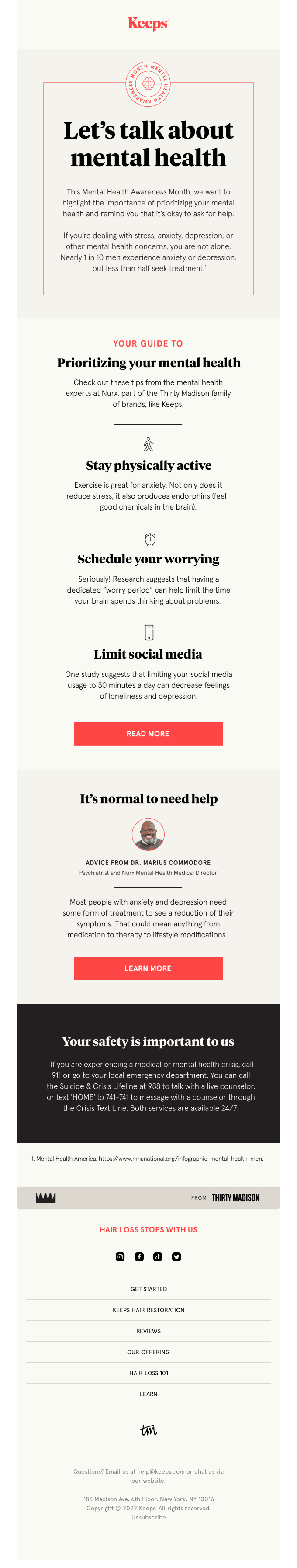 Let’s talk about men’s mental health