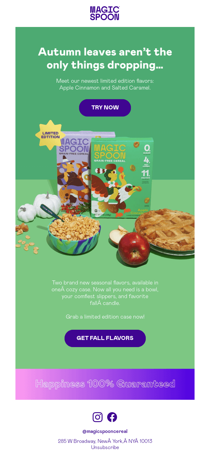 Limited Edition: Our fall flavors are here!