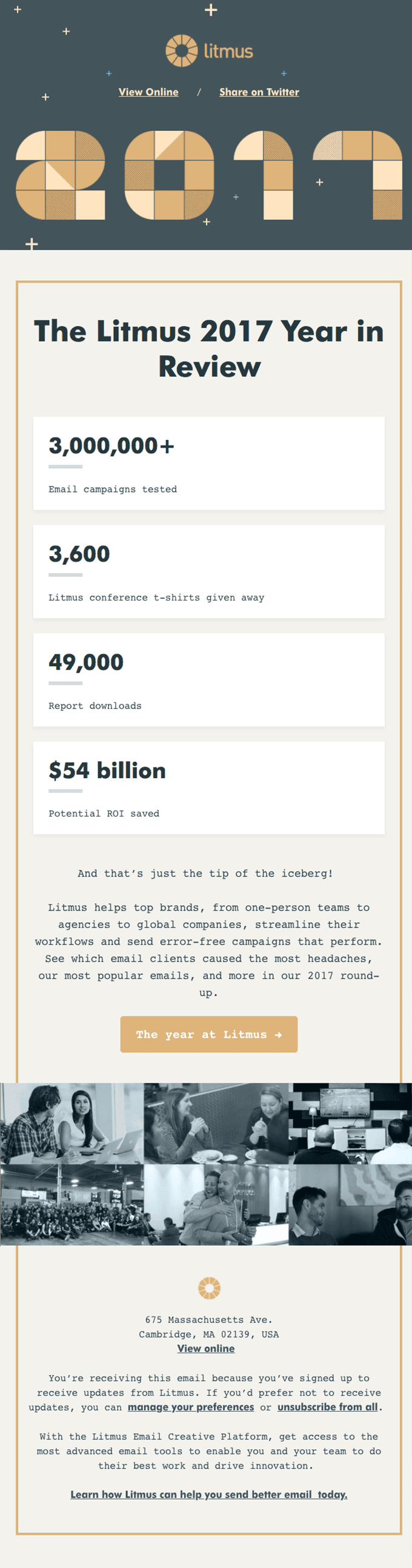 Litmus email: 2017 year in review