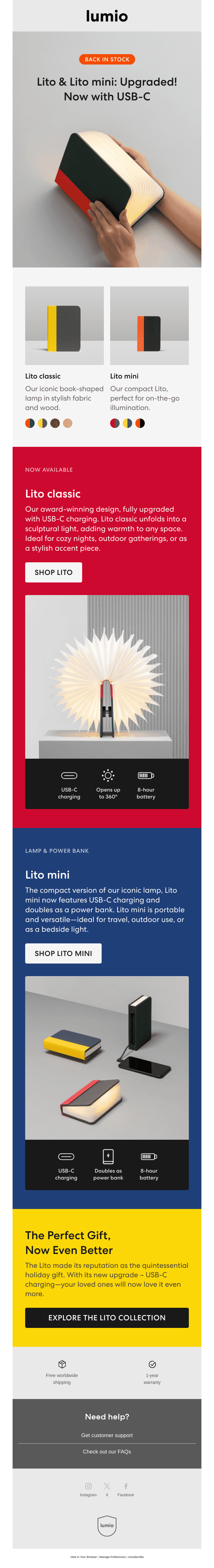 Lito & Lito mini Enhanced: Now with USB-C Charging