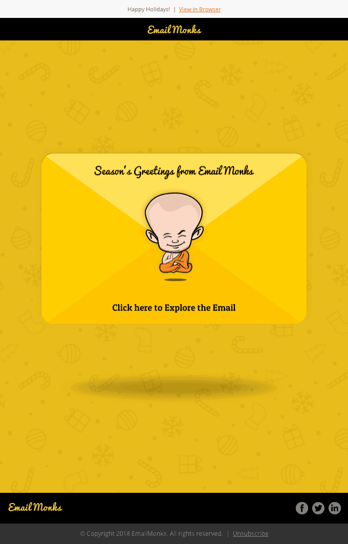 Live expression by Monks for greeting christmas! 🎄