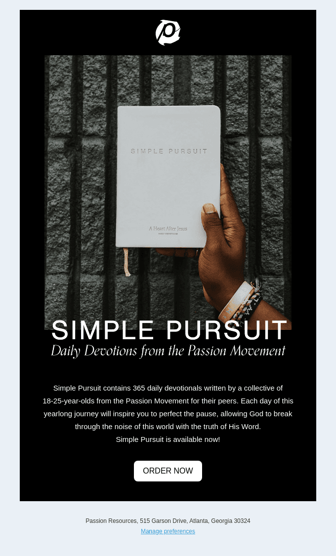 Live for What Matters Most - Simple Pursuit is Available Now!
