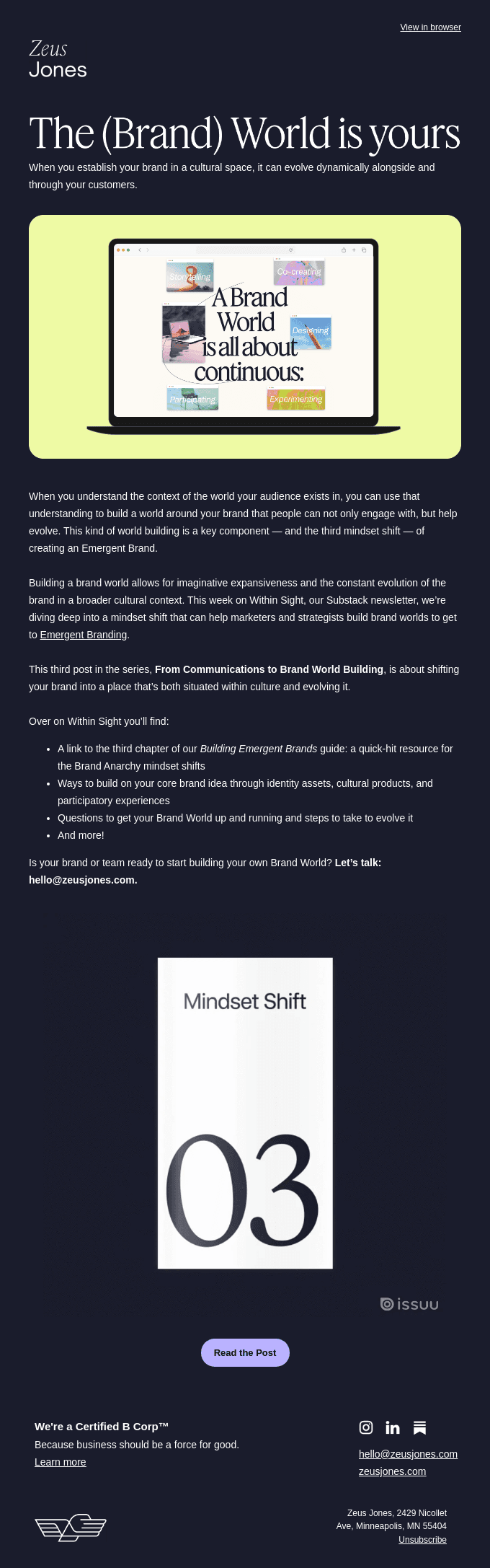 Looking to connect deeply with your audience? Give us a minute, we’ll give you the World (Building) 🌎