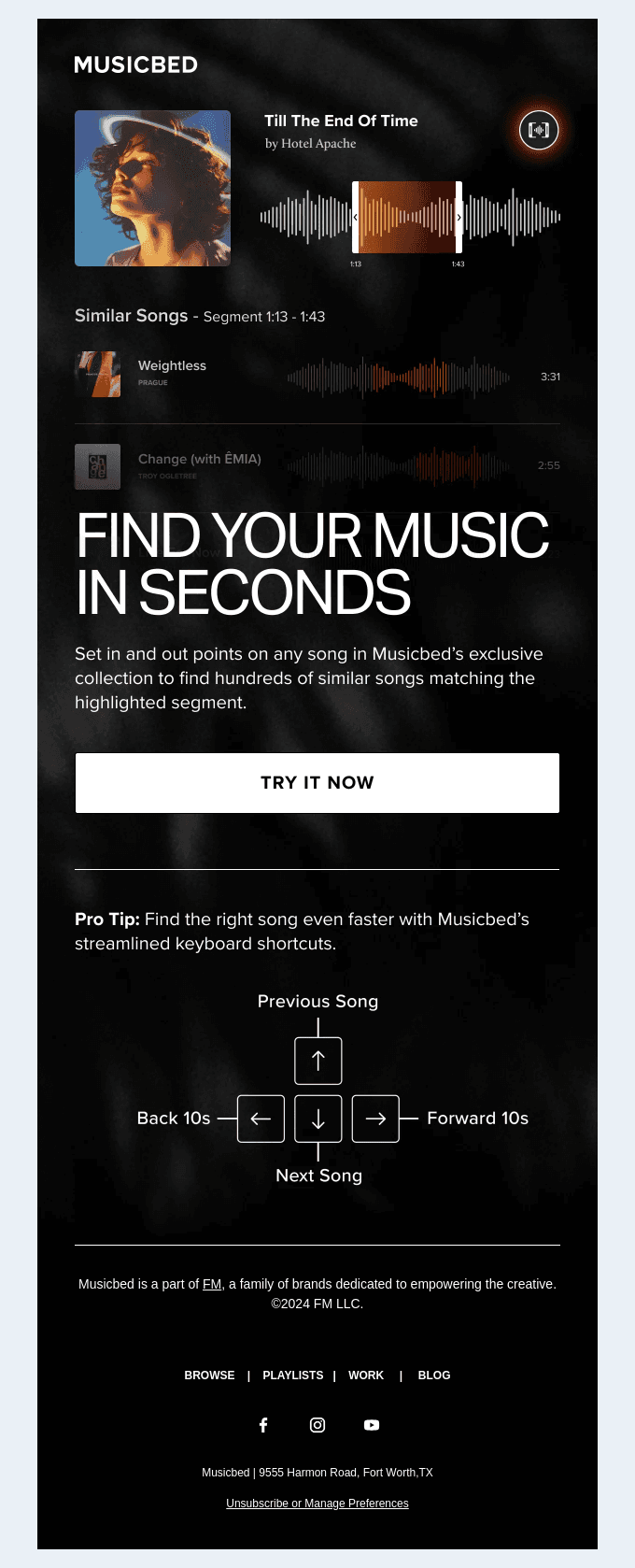 Love that bassline? Find 100s of songs that sound just like it!