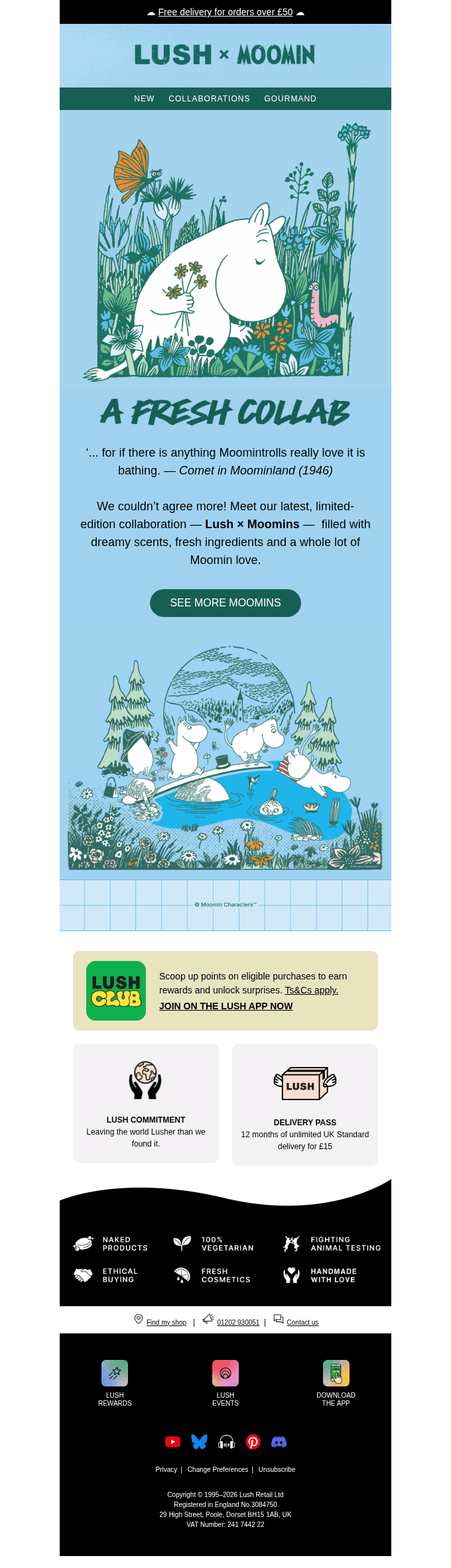 Lush × Moomin has landed!