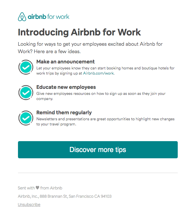 Make employees happier with Airbnb for Work