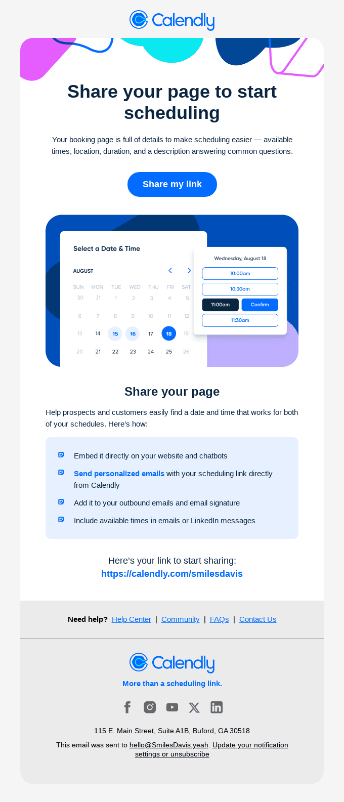 Make it easier for prospects to book a meeting with you