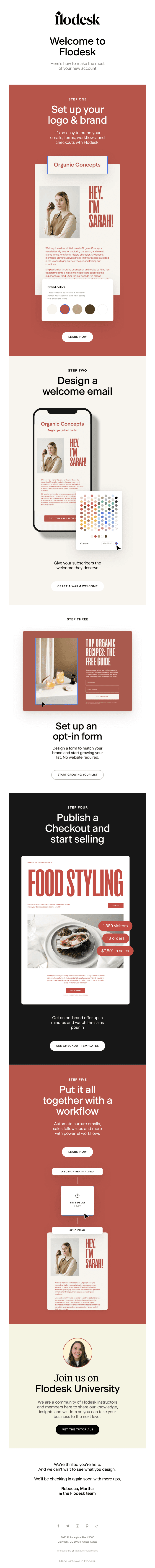 Make the most of your Flodesk account 🎉