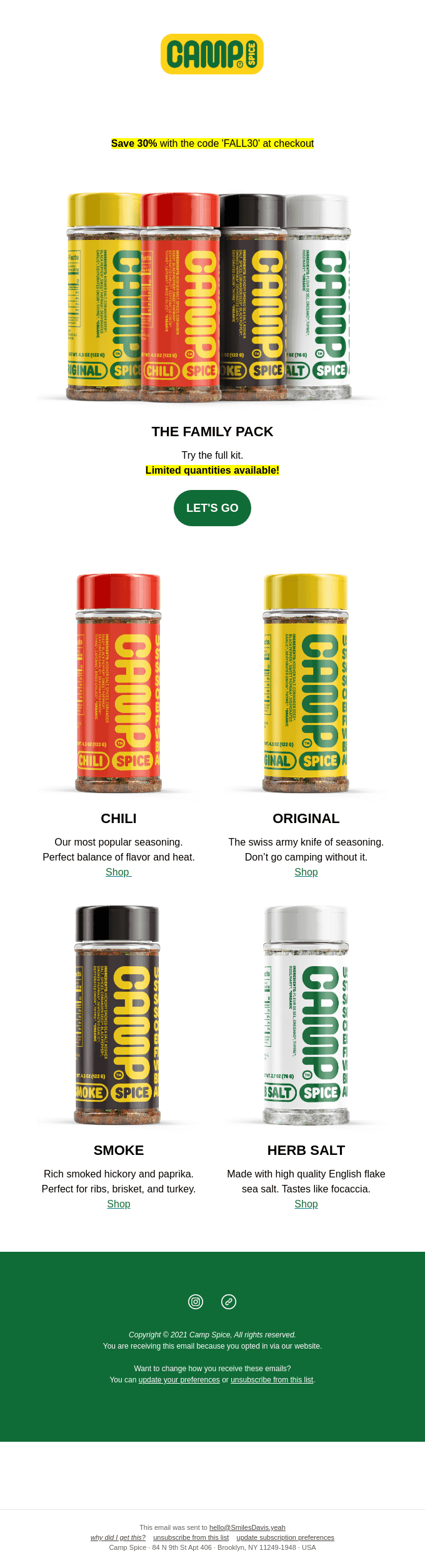 Make the perfect steak this fall with Camp Spice