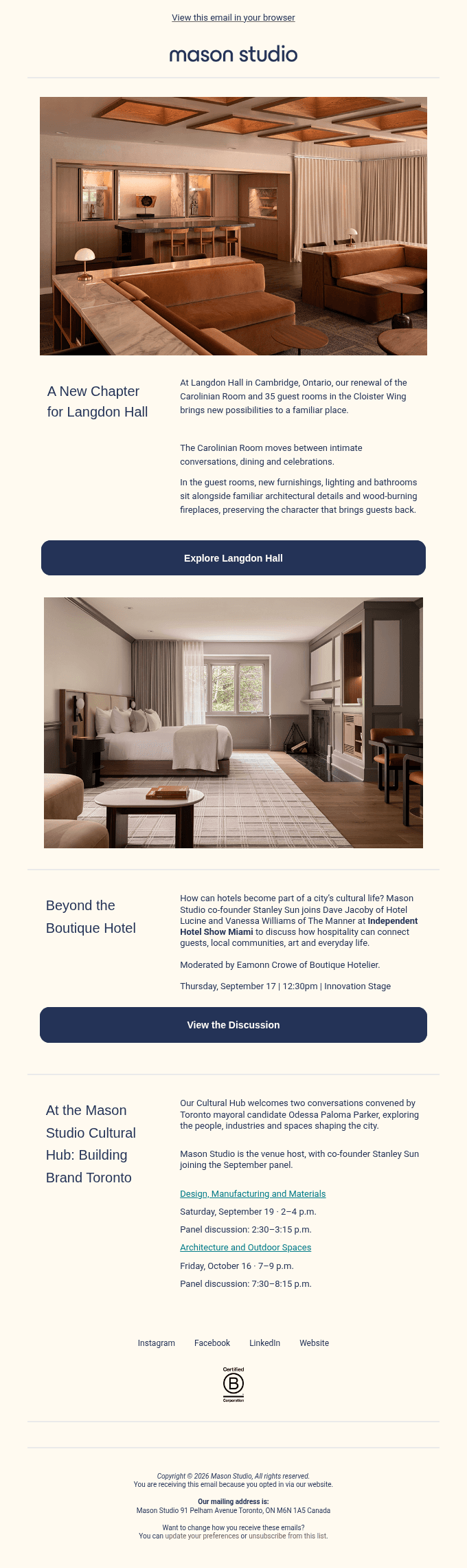 A New Chapter for Langdon Hall