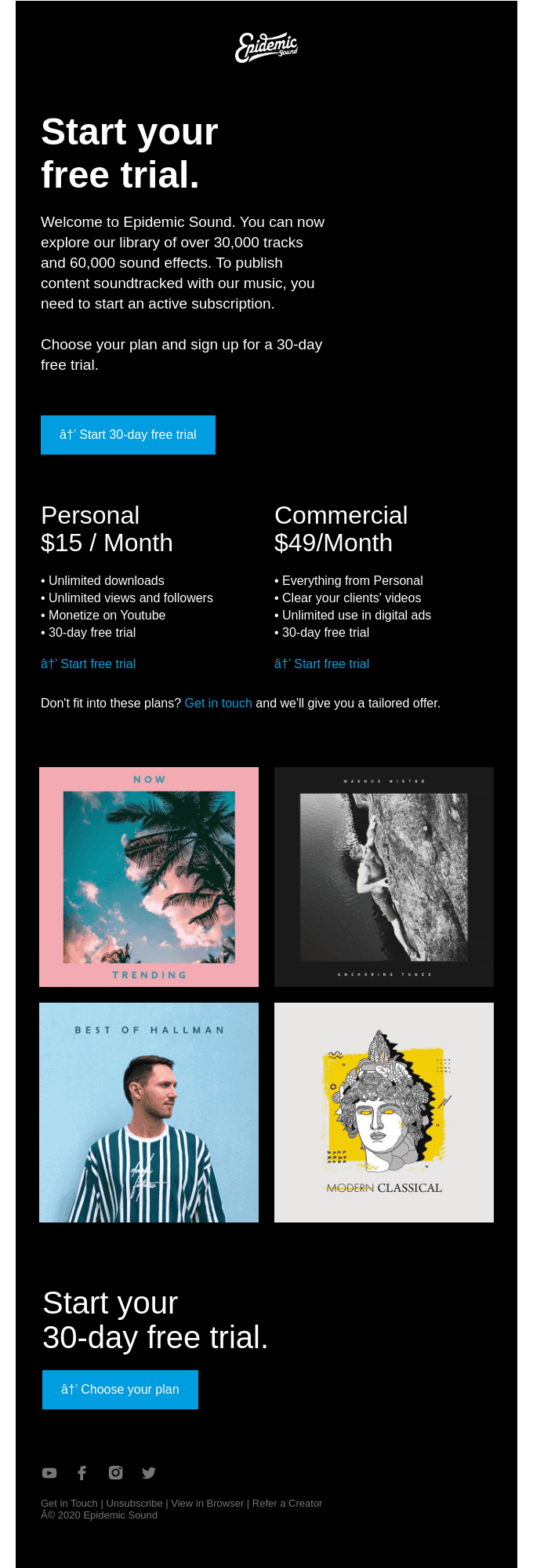 Smiles Davis, Start Your 30-day Free Trial
