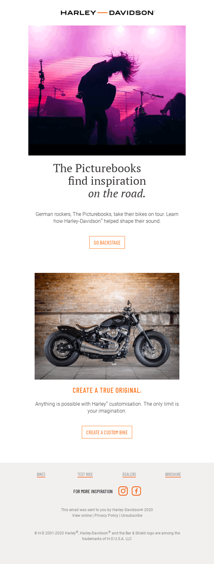 Meet the band who tour on two wheels.