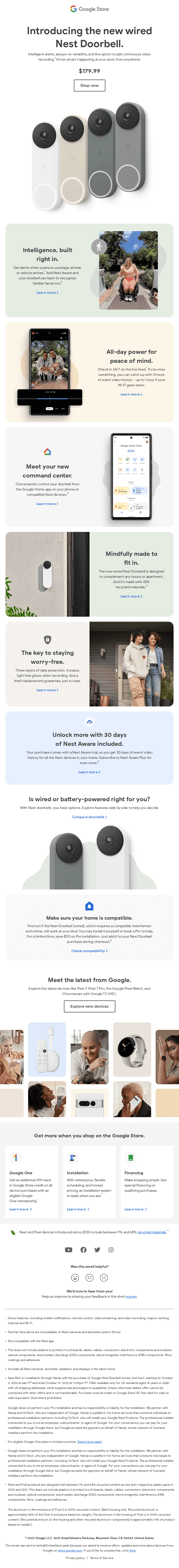 Meet the new wired Nest Doorbell