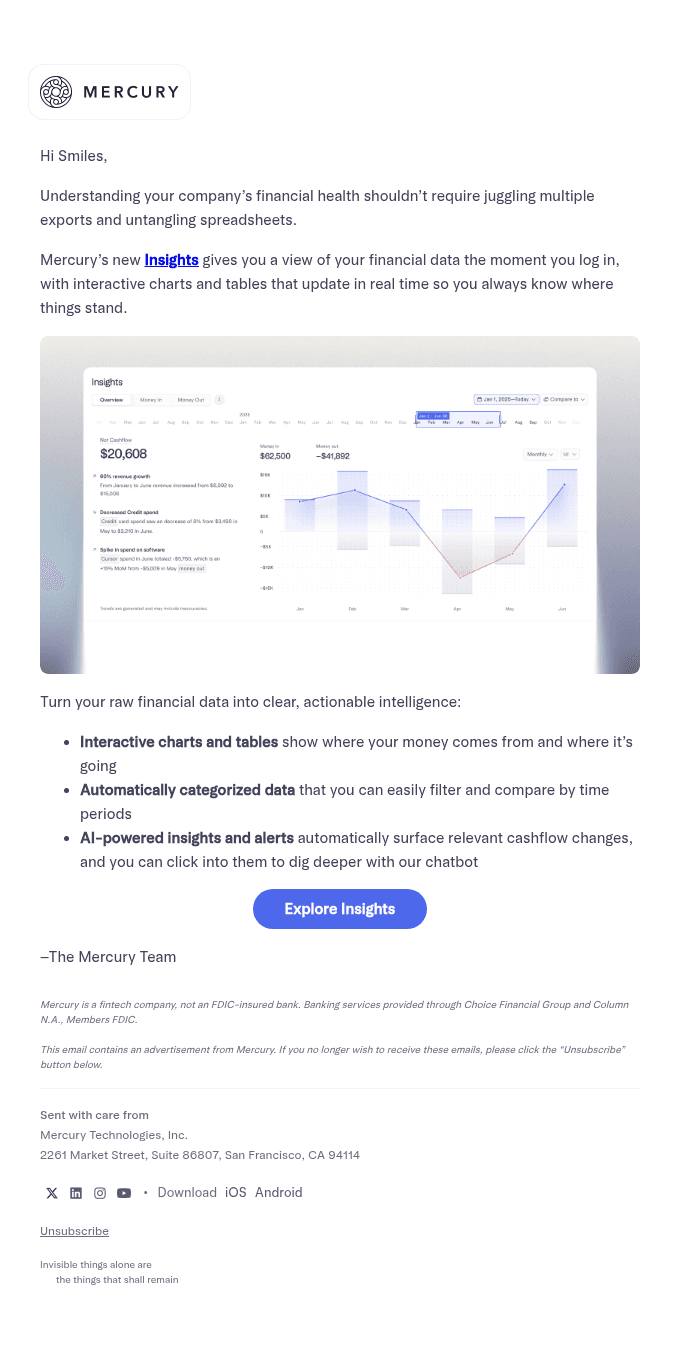 Introducing Insights: Your real-time source of financial clarity