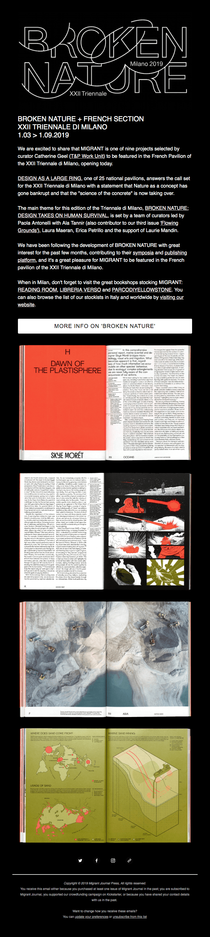 Migrant Journal at the XXII Triennale di Milano 2019